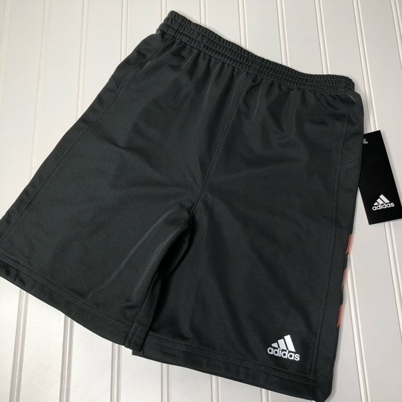 Adidas gray athletic shorts, NWT, size 4 - Picture 1 of 3